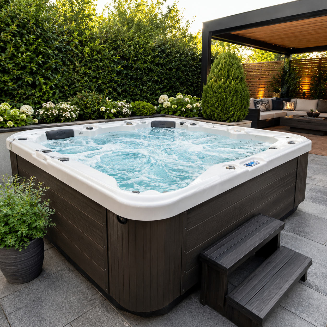 Outdoor Spa & Hot Tub Cleaning in 